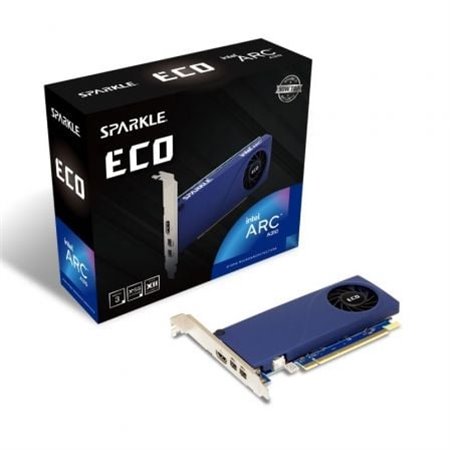 Placa de vídeo Intel Arc A310 ECO Sparkle/ 4 GB GDDR6/ Compatível com perfil baixo
