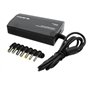 Carregador de laptop Anima ANBP100/ 100 W/ Manual/ 8 conectores/ Voltagem 12-24 V/ 1 USB