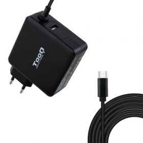 Carregador USB Tipo C para laptop TooQ TQLC-USBC90PD/ 90 W/ Automático/ Voltagem 5-20 V