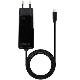 Carregador GaN para laptop TooQ TQLC-USBCGAN65PD-C USB Tipo C/ 65 W/ Automático/ Voltagem 5-20 V