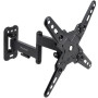 TooQ LP1344TN-B Suporte de parede extensível/giratório/inclinável para TVs de 13 a 43 polegadas de até 20 kg
