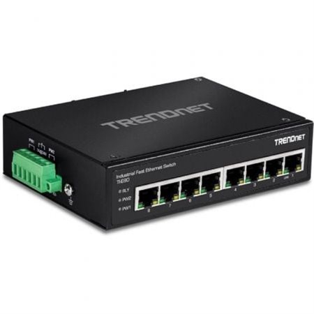 Switch TRENDnet TI-E80 8 Portas/ RJ-45 Gigabit 10/100