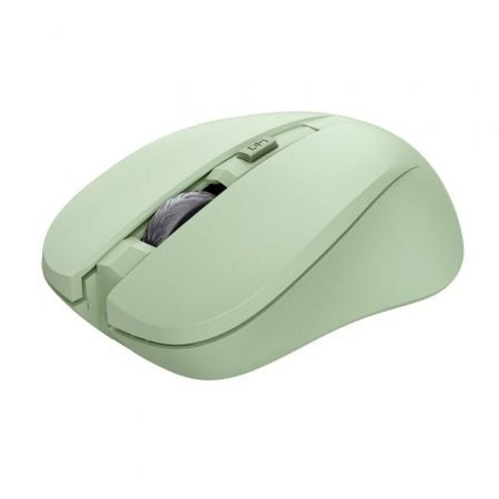 Mouse sem fio silencioso Trust Mydo/ Até 1800 DPI/ Verde