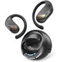 Fones de ouvido esportivos Bluetooth Vention OpenBeat O12 NBUB0 com estojo de carregamento/preto