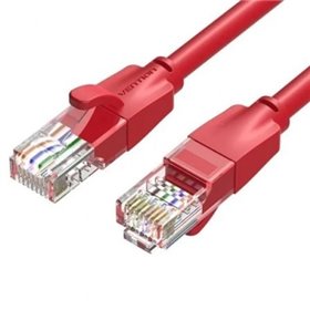 Cabo de Rede RJ45 UTP Vention IBERH Cat.6, 2m, Vermelho