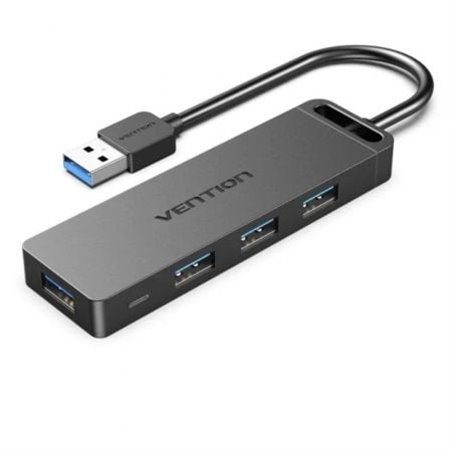 Hub USB 3.0 Vention CHLBF, 4xUSB, MicroUSB PD, 1m