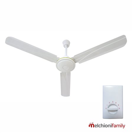 Ventoinha de Teto 65W 120cm C/ Controlador MelchioniFamily