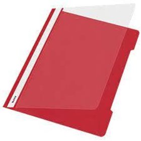 Classificador Capa Transparente vermelho 10un