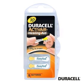 Pilha Botão DA10 Hearing Aid 6x Blister DURACELL