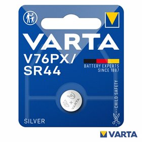 Pilha Óxido Prata Botão V76PX/SR44 1.55V VARTA