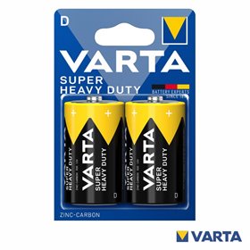 Pilha Zinco-Carvão R20/D 1.5V 2x Blister VARTA