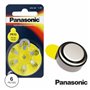 PILHA BOTÃO PR10/PR230/PR536 1.4V 75MA BLISTER 6X PANASONIC