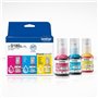 Brother BTD180CLVAL Pack de 3 Garrafas de Tinta Original Cyan, Magenta e Amarelo BTD180CLVAL