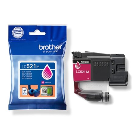 Brother LC521 Magenta Tinteiro Original LC521M