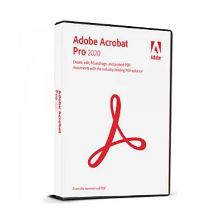 Adobe Acrobat Pro 2020 ESD Permanente PC - Chave de Ativação