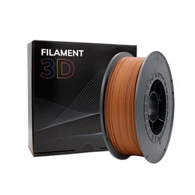 Filamento 3D PLA, Diâmetro 1.75mm, Bobina 1kg, Castalho - Compatível
