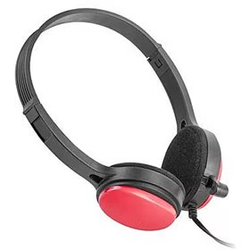 Ugo Auscultadores com microfone - Vermelho - USL-1222