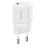 Carregador USB-C (PD) de 20W, Hoco N10 - Branco