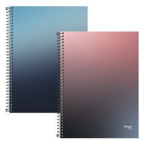 Caderno Premium Capa Dura A4 80 Folhas Xadrez (Unid.)