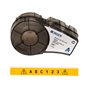 Brady M21-375-595-YL Fita de Etiquetas Original Vinil Texto Preto sobre Fundo Amarelo Largura 9.53mm x 6,40m