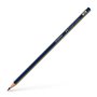 Lápis de grafite Faber-Castell Goldfaber 1221 2B - Alta qualidade - Resistente à quebra - Corpo azul com listras douradas