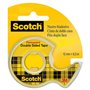 Fita adesiva dupla face Scotch em dispensador 12mm x 6,3m - Adesivo permanente - Múltiplos usos - Dispensador prático - 71001500