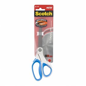 Tesoura Scotch Titanium 20cm - Antiaderente - Cabo Ergonômico com Toque Suave - Cores Sortidas Aleatórias