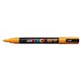 Marcador de tinta Posca PC-3M - Ponta cônica de poliéster de 0,9 a 1,3 mm - Tinta à base de água - Resistente à luz - Não perman