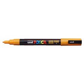 Marcador de tinta Posca PC-3M - Ponta cônica de poliéster de 0,9 a 1,3 mm - Tinta à base de água - Resistente à luz - Não perman
