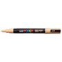 Marcador de tinta Posca PC-3M - Ponta cônica de poliéster de 0,9 a 1,3 mm - Tinta à base de água - Resistente à luz - Laranja cl