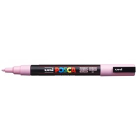 Marcador de tinta Posca PC-3M - Ponta cônica de poliéster de 0,9 a 1,3 mm - Tinta à base de água - Resistente à luz - Não perman