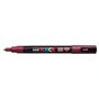 Marcador de tinta Posca PC-3M - Ponta cônica de poliéster de 0,9 a 1,3 mm - Tinta à base de água - Resistente à luz - Não perman