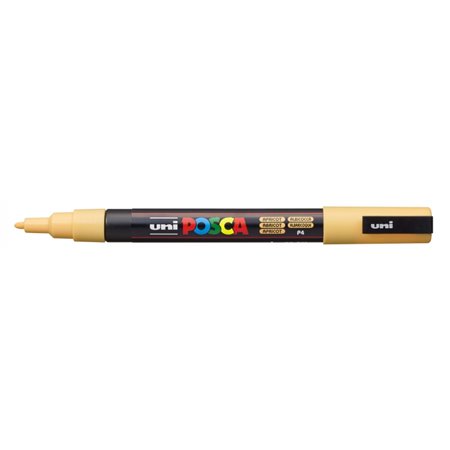Marcador de tinta Posca PC-3M - Ponta cônica de poliéster de 0,9 a 1,3 mm - Tinta à base de água - Resistente à luz - Não perman