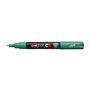 Marcador Posca PC-1M - Ponta cônica de 0,7 mm - Tinta à base de água - Resistente à luz - Verde