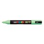 Marcador de tinta Posca PC-5M - Ponta redonda de 1,8 a 2,5 mm - Tinta à base de água - Resistente à luz - Não permanente - Verde