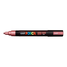 Marcador de tinta Posca PC-5M - Ponta redonda de 1,8 a 2,5 mm - À base de água - Não permanente - Resistente à luz - Vermelho me