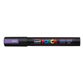 Marcador de tinta Posca PC-5M - Ponta redonda de 1,8 a 2,5 mm - Tinta à base de água - Resistente à luz - Não permanente - Ideal
