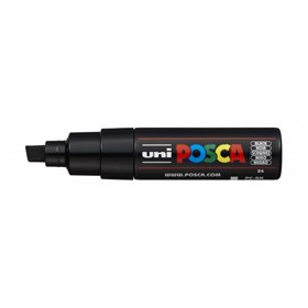 Marcador de tinta Posca PC-8K - Ponta chanfrada acrílica de 8 mm - Tinta à base de água - Resistente à luz - Não permanente - Pr