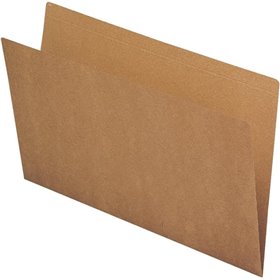 Pastas Simples Fade - Formato A4 - Cartão Kraft 170g/m² - Certificação Ecolabel - Cor Marrom