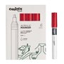 Carioca Plus - Conjunto com 6 Marcadores Acrílicos - Ponta de 2mm - Vermelho