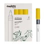 Carioca Plus - Conjunto com 6 Marcadores Acrílicos - Ponta de 2mm - Amarelo