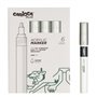 Carioca Plus - Conjunto com 6 Marcadores Acrílicos - Ponta de 2mm - Cor Prata