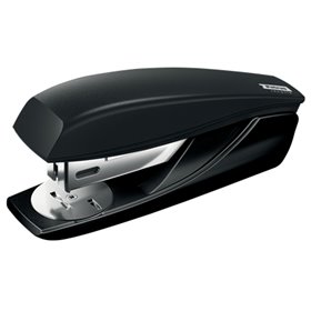 Grampeador de mesa Petrus 210 Recycle - Grampeia até 25 folhas - 96% plástico reciclado - Funções de abertura, fechamento e bati