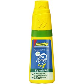 Cola Universal Imedio Twist and Stick Renature sem Solventes 35ml - Aplicador Rotativo de 3 Posições - Embalagem com 88% de Ingr