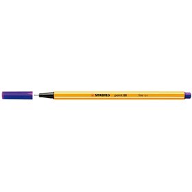 Caneta de fibra Stabilo Point 88 de ponta fina - Espessura da linha: 0,4 mm - Tinta à base de água - Violeta
