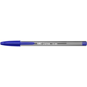 Caneta Esferográfica Bic Cristal Large - Ponta de 1,6 mm de espessura - Traço de 0,60 mm - Tinta à base de óleo - Translúcida - 