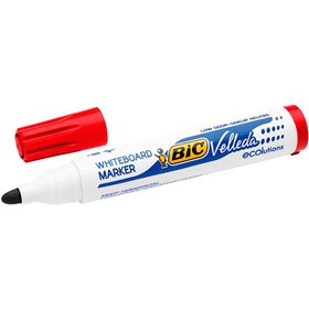 Marcadores para quadro branco Bic Velleda 1701 ECOlutions - Ponta redonda - Espessura da linha de 1,5 mm - Tinta à base de álcoo