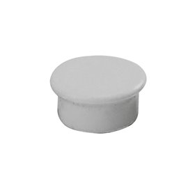 Dahle 95513 Pacote com 10 Ímãs para Quadro Branco - 13mm de Diâmetro - Cinza