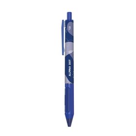 Caneta Esferográfica Retrátil Alpino Dot - Ponta de 1mm - Empunhadura Macia - Azul