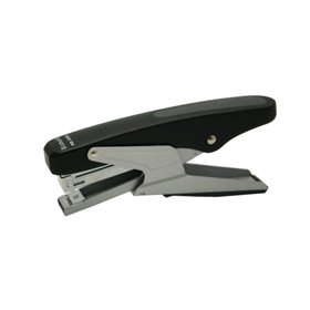 Grampeador de Alicate Bismark - Capacidade de Grampeamento de 20 Folhas - Design Ergonômico - Alta Durabilidade - Preto